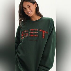 SET ACTIVE SETMAS CREWNECK IN EVERWOOD